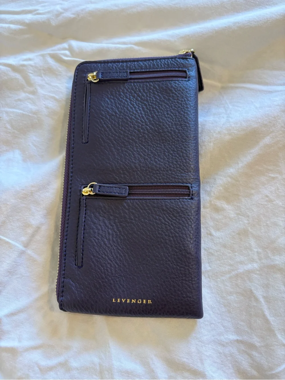 Levenger Leather First Class Traveler Wallet Organizer